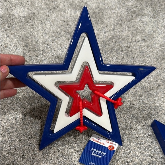 2 - 3 pc Celebrate It Patriotic Star in Red, White, and Blue - Picture 8 of 10